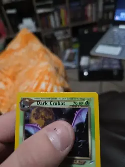 Pokemon Dark Crobat Neo Destiny Holo Rare Card Played, No Creases - Image 5