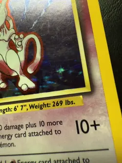 Mewtwo 10/102 Holo 1999 Base Set Pokemon Card TCG NM-M - Image 3