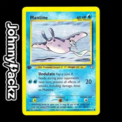 Mantine 64/111 - 2000 Neo Genesis 1st Edition WOTC - Pokemon Card (LP) - Image 1