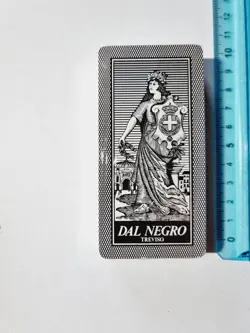 CARTE DA GIOCO TREVISANE DAL NEGRO SCOPA SIGILLATE ORIGINAL VINTAGE PLAYING CARD - Image 5
