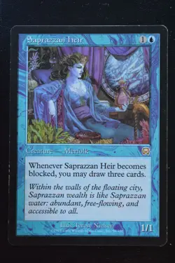 Magic The Gathering MTG SAPRAZZAN HEIR Mercadian Masques LP Lightly Played - Image 1