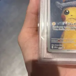 Pokemon Pikachu With Grey Felt Hat SVP 085 Van Gogh Promo Card PSA 9 MINT - Image 5