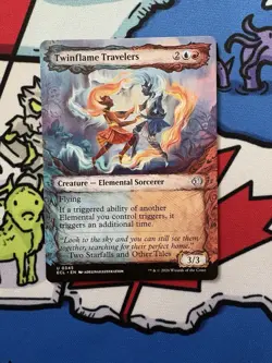 Twinflame Travelers x1 Mtg Fable Frame Showcase Lorwyn Eclipse - Image 1
