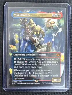 Vivi Ornitier FIN Final Fantasy MTG 321 FULL ART BORDERLESS MYTHIC NM/M - Image 1