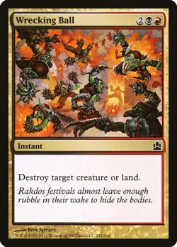 Wrecking Ball [Commander 2011] Magic MTG - Image 1