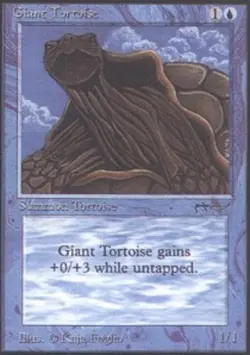 Giant Tortoise (Dark) PL/MP, English MTG Arabian Nights - Image 1