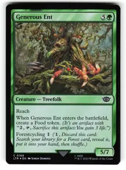 Generous Ent #169 (NM) (Foil) LTR MTG Magic - Image 1