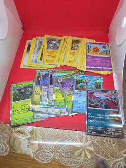 LOT 16: Pokemon Tcg Bundle Lot Vary Conditions Holo Reverse Holos Bulk 60+ Cards - Image 1