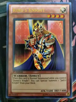 Yugioh! King’s Knight 1st Edition Ultra Rare LCYW-EN017 - Image 1