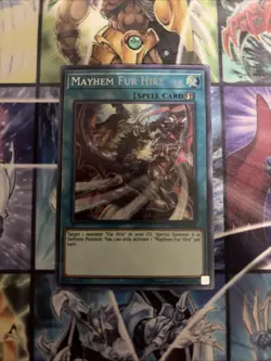 Mayhem Fur Hire DASA-EN025 Secret Rare Unlimited Edition NM - Image 1