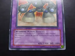 Yugioh - Elemental Hero Mudballman MDP2-EN002 Rare Promo - Image 3