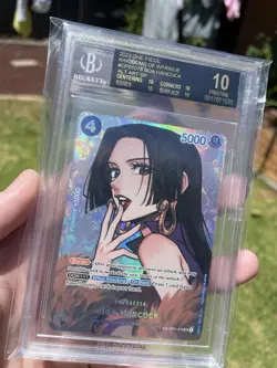 2023 One Piece Kingdoms Of Intrigue Boa Hancock SP BGS 10 English Black Label! - Image 1