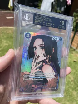 2023 One Piece Kingdoms Of Intrigue Boa Hancock SP BGS 10 English Black Label! - Image 2
