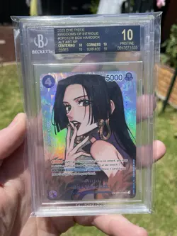 2023 One Piece Kingdoms Of Intrigue Boa Hancock SP BGS 10 English Black Label! - Image 5