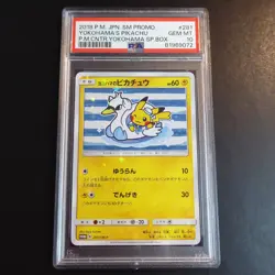 PSA 10 Yokohama's Pikachu Special Box 281/sm-p 2018 Japanese Promo Pokemon Card - Image 1
