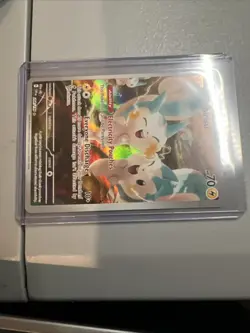 Pokemon TCG Scarlet & Violet Pachirisu 208/198 Illustration Rare Holo Card - Image 3