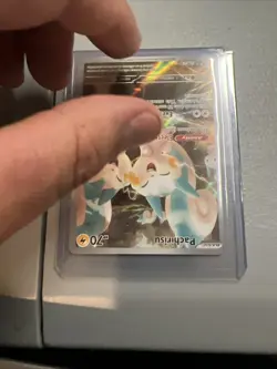 Pokemon TCG Scarlet & Violet Pachirisu 208/198 Illustration Rare Holo Card - Image 4