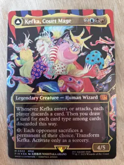 Kefka, Court Mage (0322) (Borderless) Final Fantasy Foil - Image 1