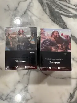 2020 MTG Magic The Gathering Ultra Pro Deck Box With Matching Sleeves. 2 Boxes! - Image 3
