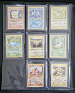 Pokemon NEAR Complete Vintage Master Base Set + Fossil + Jungle + Team Rocket - Image 2