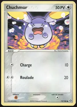 Carte Pokemon Chuchmur 73/106 Emeraude Francais - Image 1
