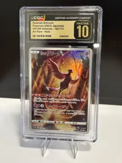 Pokemon TCG Galarian Articuno 182 JP Art Rare VSTAR Universe CGC PRISTINE 10 - Image 1