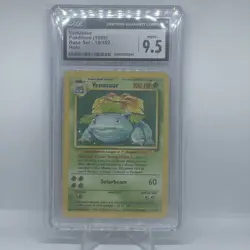 CGC 9.5 MINT+ ✨ - Venusaur 015/102 Base Set Holo - 1999 Pokemon - Image 2