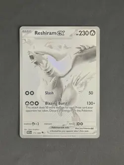 Pokemon Reshiram ex 173/086 White Flare EN, BWR - MINT+ - Image 3