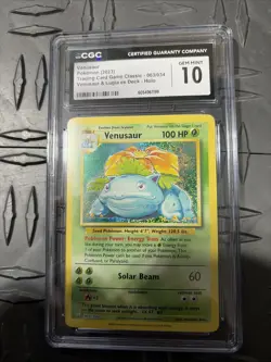 Venusaur 003/034 Pokemon Venusaur & Lugia Ex Deck Classic Holo - CGC 10 🍃 - Image 1