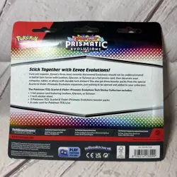 Pokemon TCG Scarlet Violet Prismatic Evolutions Tech Sticker Collection Leafeon - Image 2