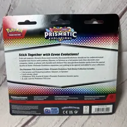 Pokemon TCG Scarlet Violet Prismatic Evolutions Tech Sticker Collection Glaceon - Image 2