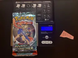 22.42g EXTREMELY HEAVY Journey Together Pokemon Sealed Booster Pack New SIR/HRU - Image 1