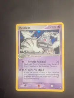 VINTAGE POKEMON 2005 DUSCLOPS 7/107 Ex DEOXYS - RARE - HOLO - HP - Image 1