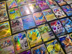 100 Pokemon Cards Lot - Foils, Holo Rares, And **ULTRA RARE**! V, VMAX, GX, ex! - Image 1
