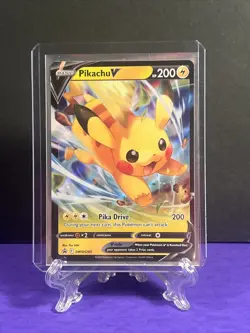 Pikachu V - SWSH: Sword & Shield Promo Cards SWSH285 Holo NM - Image 1
