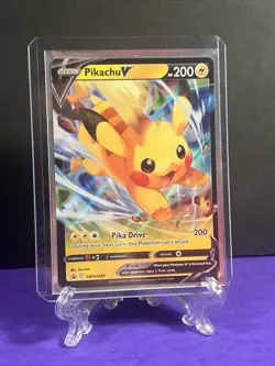 Pikachu V - SWSH: Sword & Shield Promo Cards SWSH285 Holo NM - Image 2