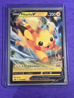Pikachu V - SWSH: Sword & Shield Promo Cards SWSH285 Holo NM - Image 5