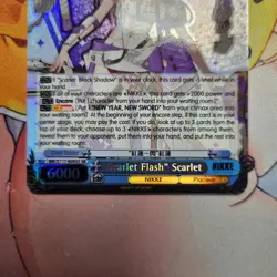 Weiss Schwarz NIKKE - NIK/S117-E093S Scarlet Flash Scarlet SR Foil Card English - Image 5