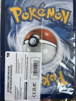 Pikachu At The Museum Jumbo NHM Promo Pokemon Card - Ships First week of Feb - Image 2