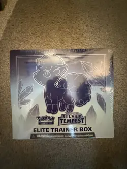 Pokemon TCG Sword & Shield Silver Tempest EliteTrainer Box New Sealed Cards - Image 1