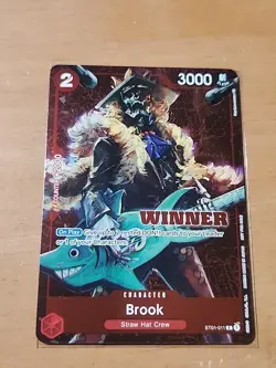 One Piece Brook (Winner Pack Vol. 4) ST01-011 One Piece Promotion Cards Foil - Image 1