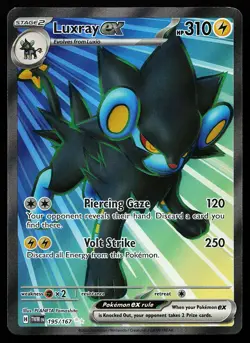 Luxray ex 195/167 Ultra Rare Twilight Masquerade Pokemon Card - Image 1
