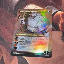 Ajani, Nacatl Pariah X1 Mtg Modern Horizons 3 Nm Borderless Foil - Image 2