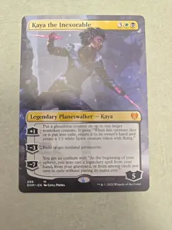 Kaya the Inexorable (Borderless) Kaldheim Foil - Image 1