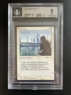 MTG Abu Jafar BGS 9Q++ Arabian Nights 1993 Graded NM - Image 1