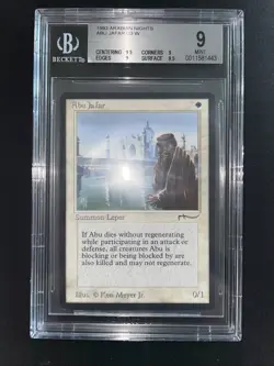 MTG Abu Jafar BGS 9Q++ Arabian Nights 1993 Graded NM - Image 2