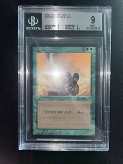 MTG Desert Twister BGS 9Q+ NM Graded 1993 Arabian Nights - Image 2