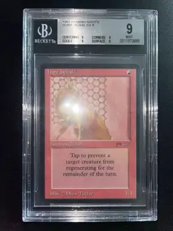 MTG Hurr Jackal BGS 9Q Arabian Nights 1993 Graded NM - Image 2