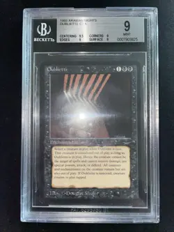 MTG Oubliette (Light) BGS 9Q+ Arabian Nights 1993 Graded NM - Image 2