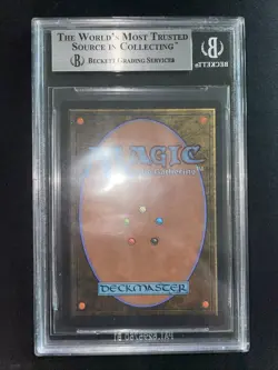 MTG Fishliver Oil BGS 9Q+ Arabian Nights 1993 Graded NM - Image 3